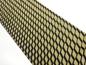 菱尽くし模様織出しリバーシブル袋帯